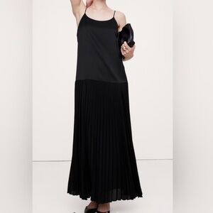 Banana Republic Black Drop Waist Maxi Dress